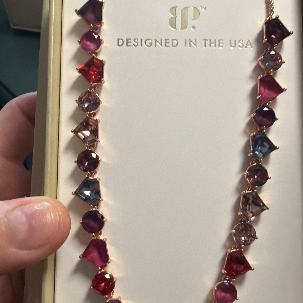 Jewel Candy - Moonlit Merlot Necklace